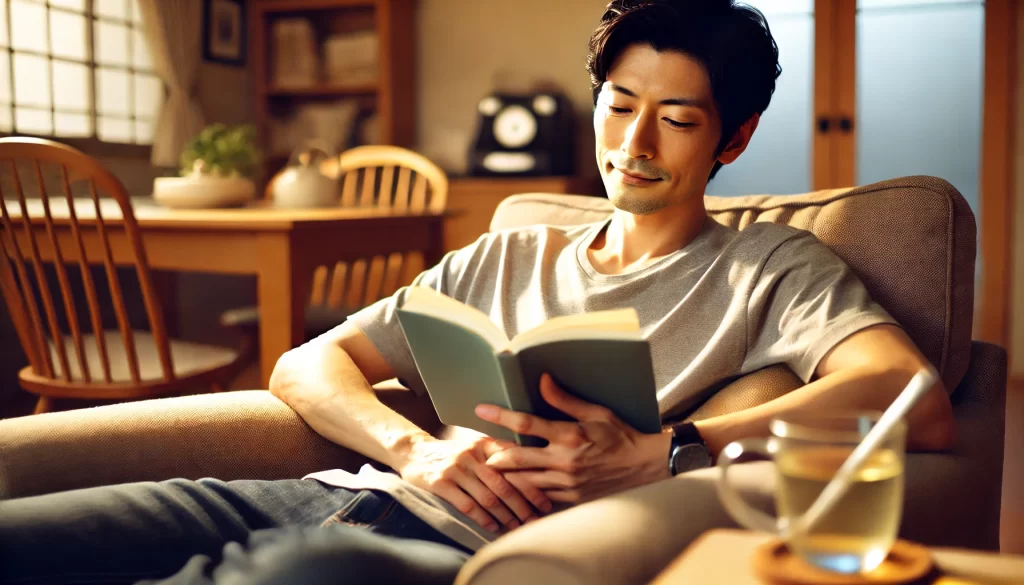 父親　リラックス