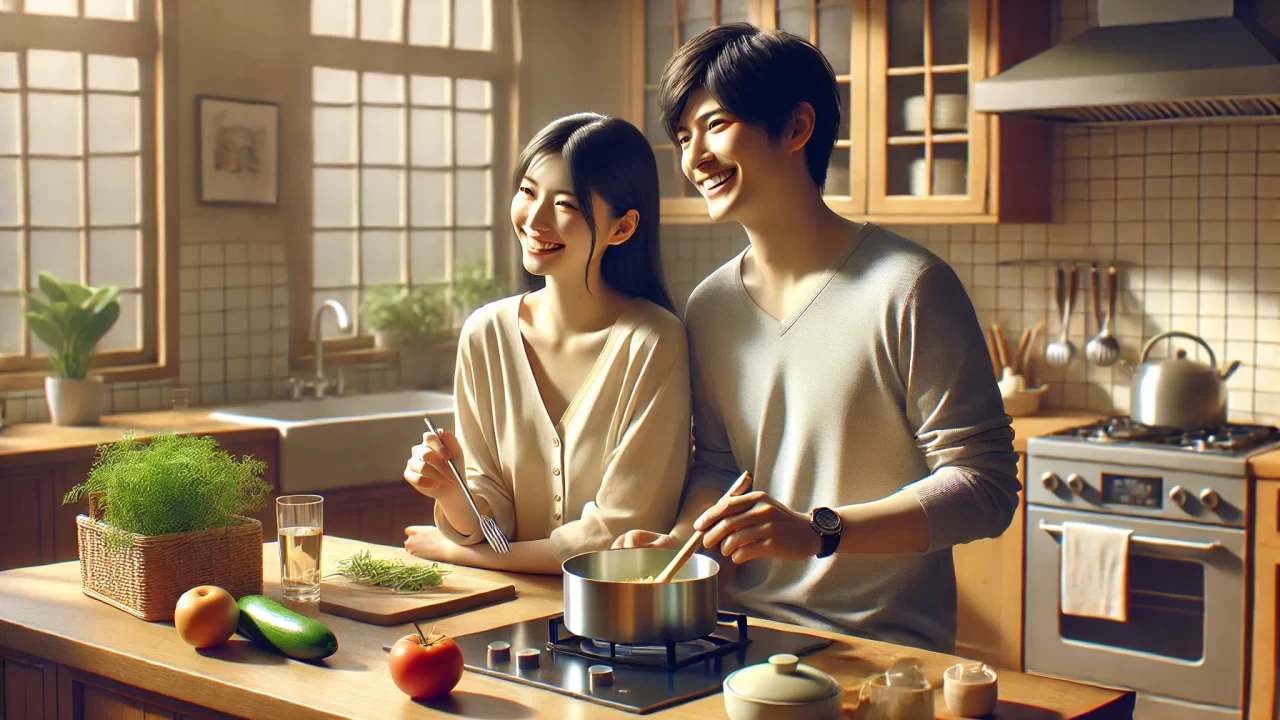 夫婦　料理